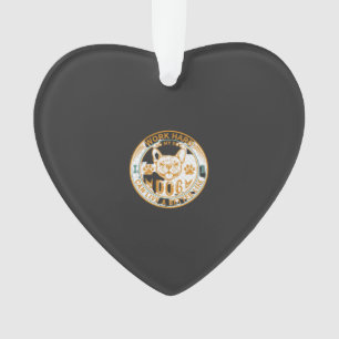 Harde werk hond Leef beter leven Franse Bulldog Po Ornament