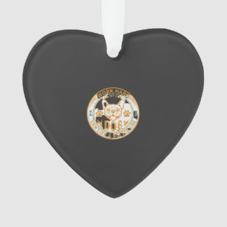 Harde werk hond Leef beter leven Franse Bulldog Po Ornament