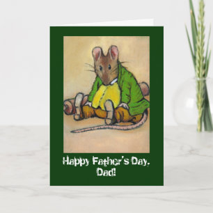 HARDE WERKDAD-VADERDAG BEDANKKAART