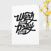 Harde werkdruk kaart (Gele Bloem)