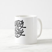 Harde werkdruk koffiemok (Voorkant rechts)