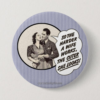 Harde werker... ronde button 7,6 cm