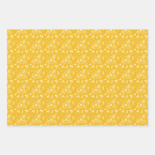 Harde werkhoningbijenset 3 inpakpapier vel (Voorkant 3)