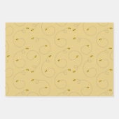 Harde werkhoningbijenset 3 inpakpapier vel (Voorkant)