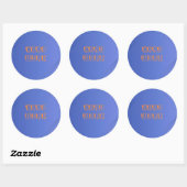 Harde werksticker te koop. ronde sticker (Vel)