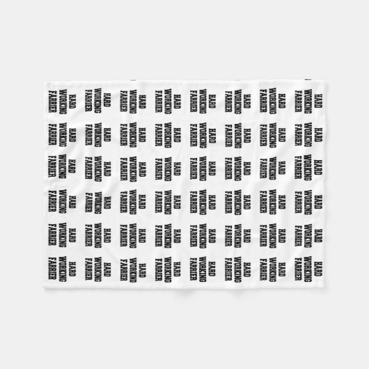 Harde werkzoekende fleece deken (Voorkant (Horizontaal))