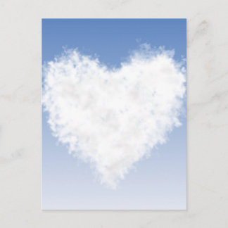 Harde wolken briefkaart