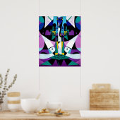 Harde woorden acteren - Ken Gage Art Poster (Keuken)