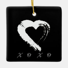 Harde XOXO-Ornament Keramisch Ornament
