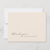 Harde, zachte kleur Hartelijk dank Bedankkaart (Voorkant)