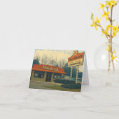 Hardee's Westerne Blvd. Raleigh N.C. jaren tachtig Kaart (Gele Bloem)