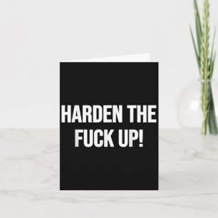 Harden The For Up! Fitness Krachttraining Oefening Kaart