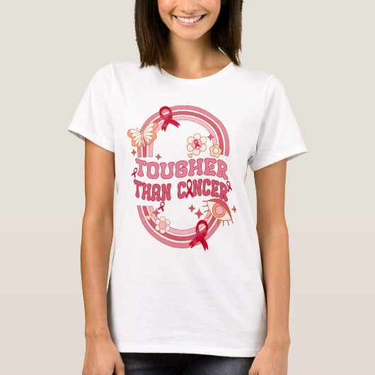 harder dan kanker bloedkanker Bewustzijn T-shirt (Voorkant)