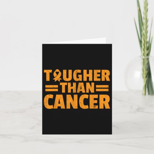 Harder dan kanker Leukemie Awareness Support Sur Kaart (Voorkant)