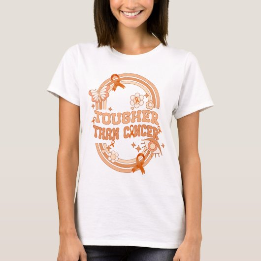 harder dan kanker leukemie kankerbewustzijn t-shirt (Voorkant)