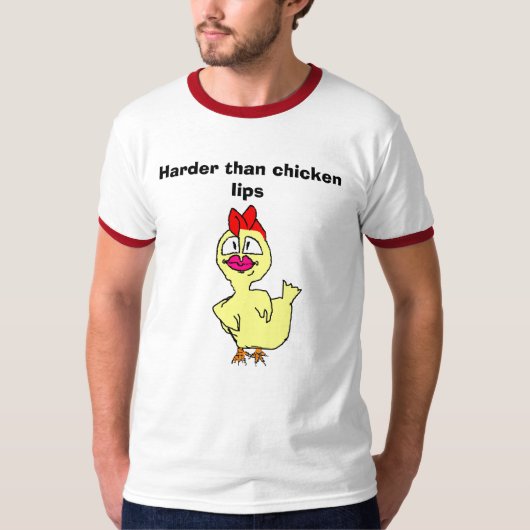 Harder dan kiplippen t-shirt (Voorkant)