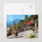 Harder Kulm Funicular Railway, Interlaken Briefkaart (Voorkant / Achterkant)