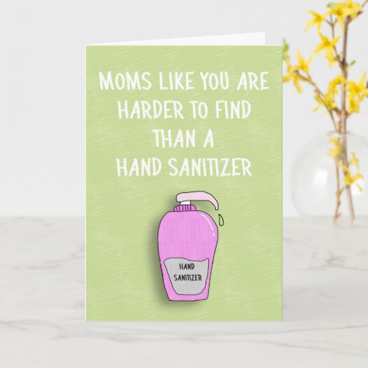 Harder om Than Hand Sanitizer Mam te vinden, Humou Kaart (Gele Bloem)