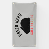 Harder ruimen spandoek (Verticaal)