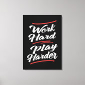 Harder spel werken canvas afdruk (Voorkant)