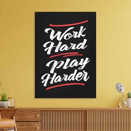 Harder spel werken canvas afdruk (Insitu (Woonkamer))