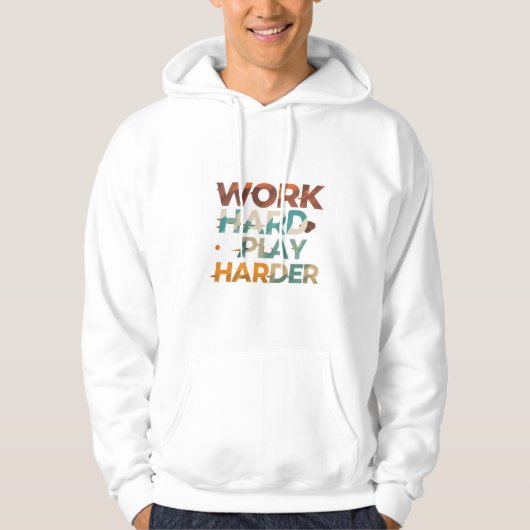 Harder spel werken hoodie (Voorkant)