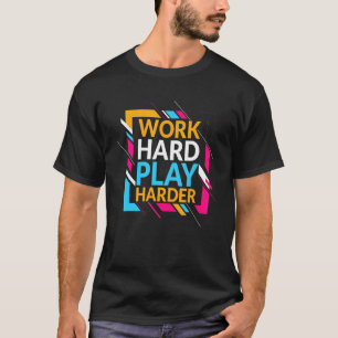 Harder spel werken t-shirt