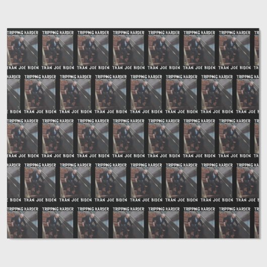 Harder struikelen dan Joe Biden Cadeaupapier (Vlak)