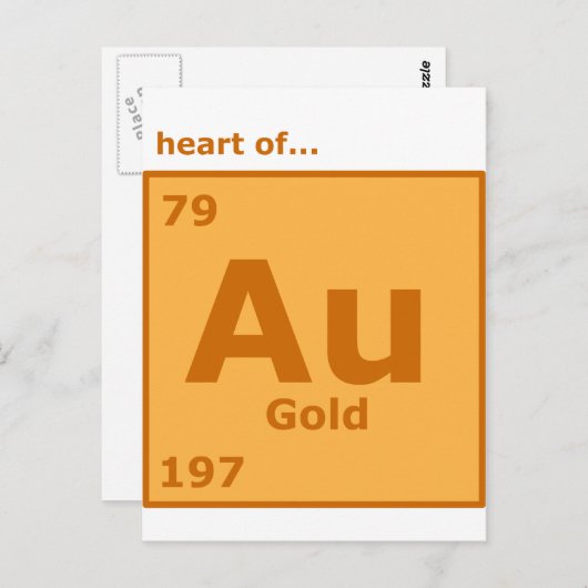 Harder van goud briefkaart (Voorkant / Achterkant)
