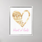Harder van goud canvas afdruk (Voorkant)