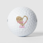 Harder van goud golfballen (Voorkant)
