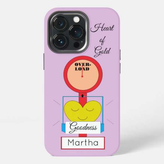 Harder van goud iPhone hoesje (Achterkant)