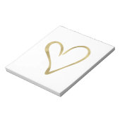 Harder van goud notitieblok (Linkerzijde)