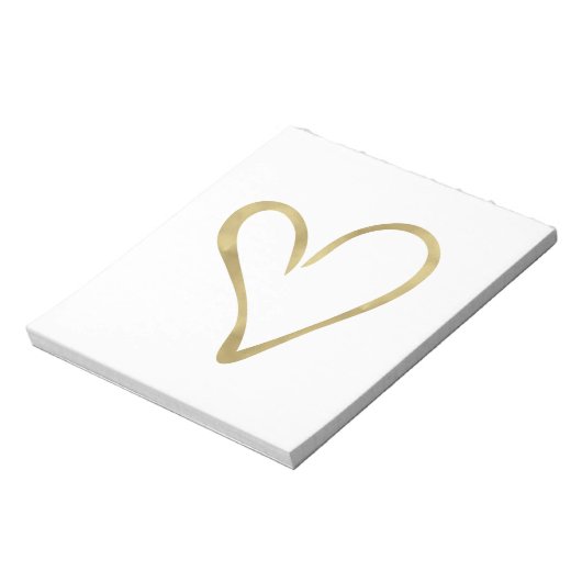 Harder van goud notitieblok (Linkerzijde)