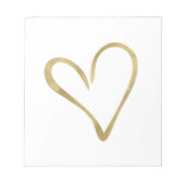 Harder van goud notitieblok (Voorkant)