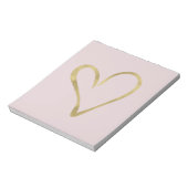 Harder van goud notitieblok (Linkerzijde)