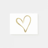 Harder van goud post-it® notes (Voorkant)