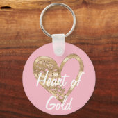 Harder van goud sleutelhanger (Voorkant)