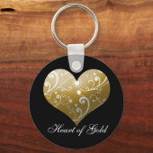 Harder van goud sleutelhanger (Voorkant)