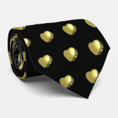 Harder van goud stropdas (Opgerold)