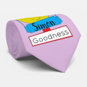 Harder van goud stropdas (Opgerold)