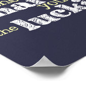 "Harder werk, luckier krijg" motivatie poster (Hoek)