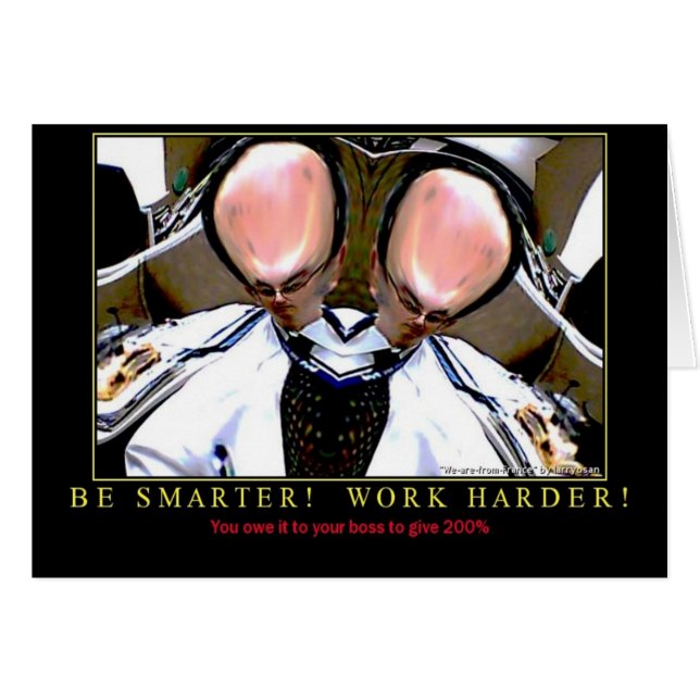 Harder werken (Voorkant Horizontaal)