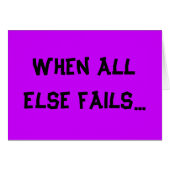 Harder werken, geen slimmere kaart (Voorkant Horizontaal)