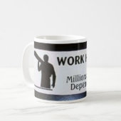 harder werken koffiemok (Voorkant links)