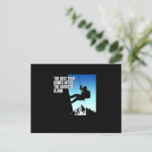 Hardest Climb Mountain Climber Rock Climbing Lover Uitnodiging Briefkaart (Staand voorkant)