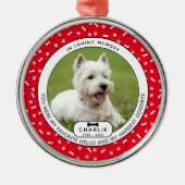 Hardest Goodbye Pet Memorial Glass Ornament (Voorkant)