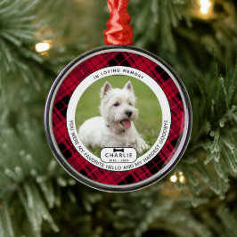 Hardest Goodbye Pet Memorial Glass Ornament