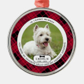Hardest Goodbye Pet Memorial Glass Ornament (Voorkant)