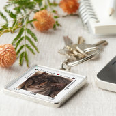 Hardest Goodbye Pet Memorial Sleutelhanger (Zijkant)